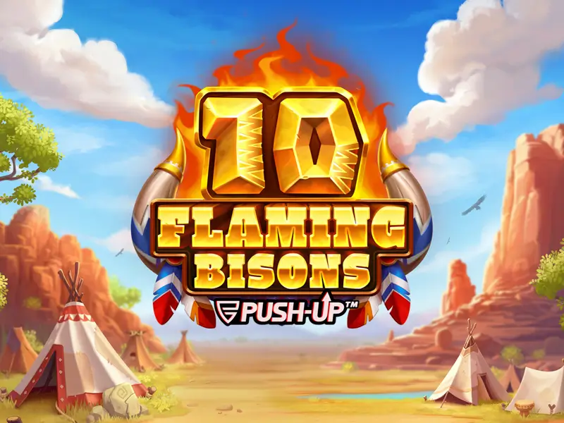 10 Flaming Bisons - Jogo de animais selvagens na abc bet