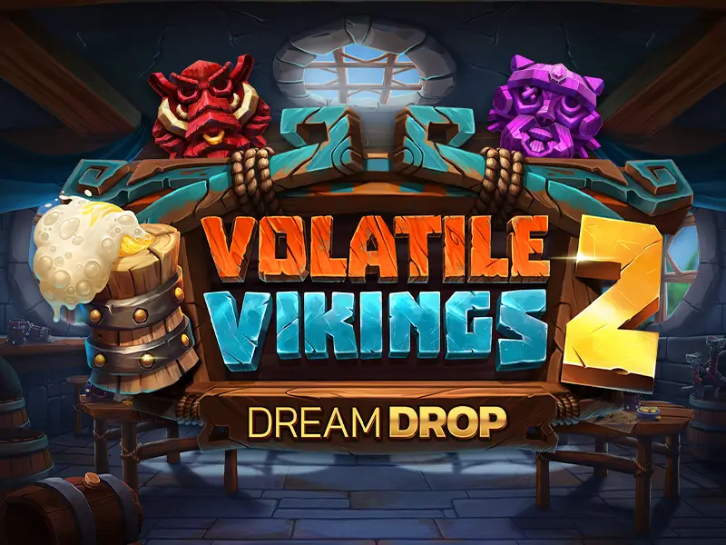 Volatile Vikings 2 Dream Drop - Slot nórdico com multiplicadores explosivos e jackpot